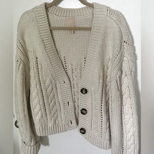 H&M thick wool cardigan